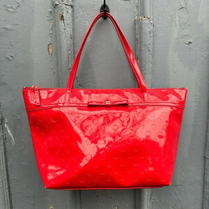 Kate Spade  Sophie Camellia Chilli Red Street Tote, 18”x11”x5.5”